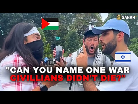 Sahar TV Faces Off Entire Pro-Hamas Mob & Muslims Completely Melt Down!