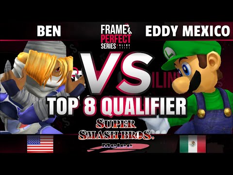 FPS6 Online - IMP | Ben (Sheik) vs. CG | Eddy Mexico (Luigi) - Smash Melee Top 8 Qualifier
