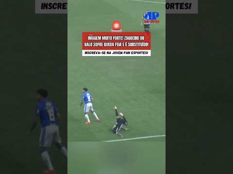 IMAGEM FORTE! 🚨 ZAGUEIRO DO ATLÉTICO-MG CAI DE CABEÇA E TEM QUE SER SUBSTITUÍDO CONTRA O CRUZEIRO!