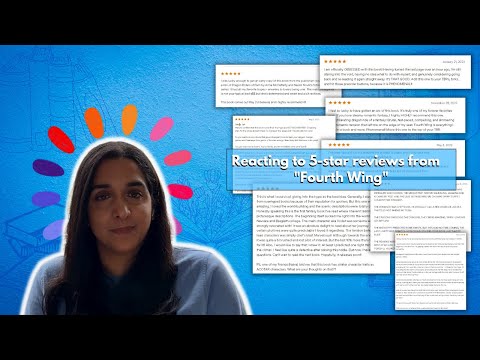 Reacting to 5 star reviews of Fourth Wing by Rebecca Yaros