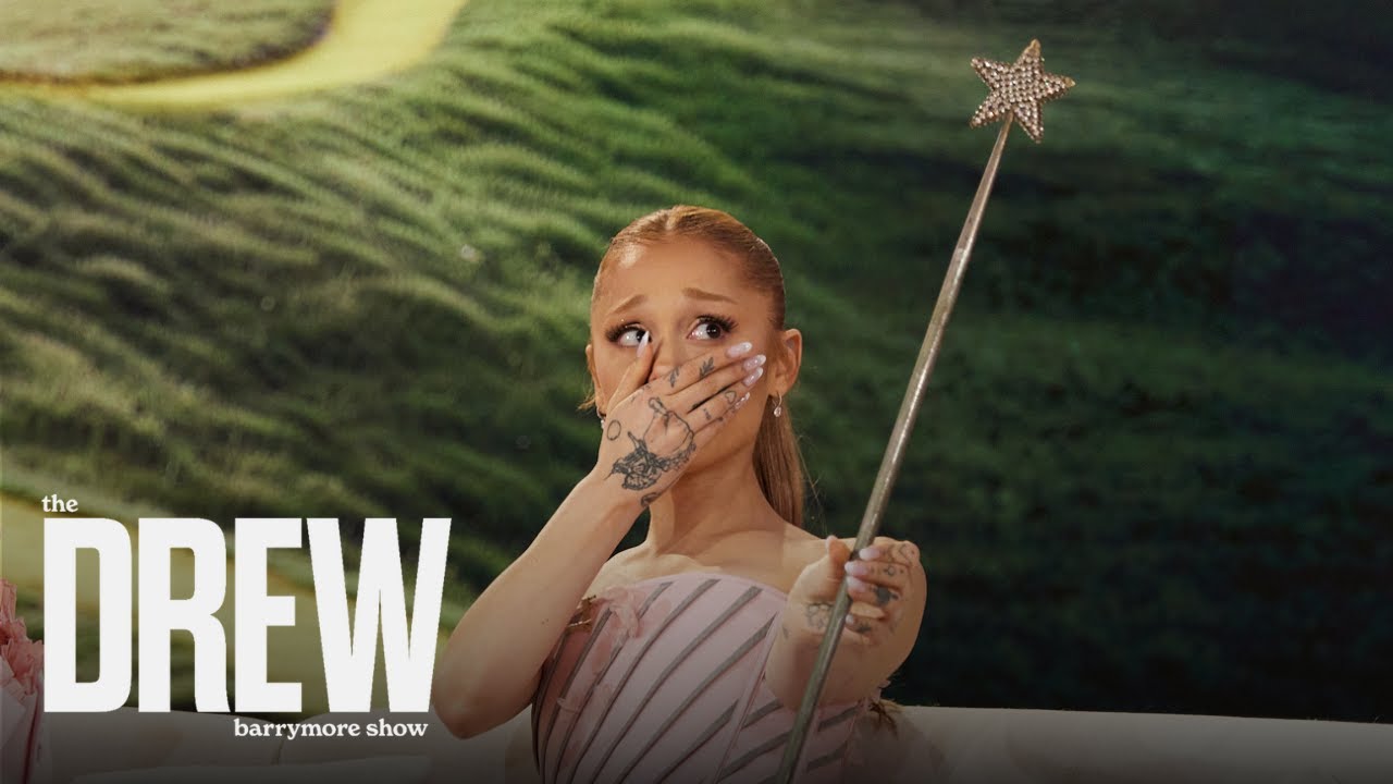 Ariana Grande Has Emotional Reaction to Special "Wizard of Oz" Surprise | The Drew Barrymore Show