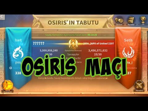 OSİRİS MAÇI KAZANABİLECEK MİYİZ? | Rise of Kingdoms
