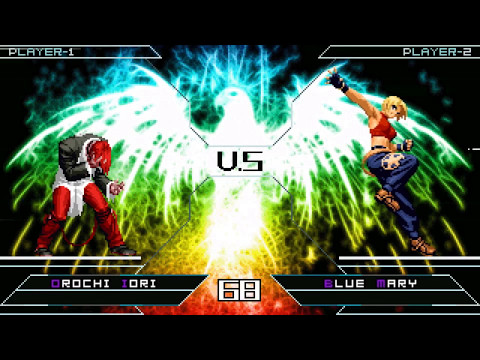 [KOF Mugen] Orochi Iori VS 97 Team