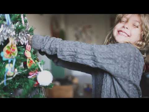 Nachhaltiger Christbaumschmuck aus Holz Engel und Weihnachtsglöckchen-Deko