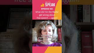What did On the Media get wrong about free speech ... again