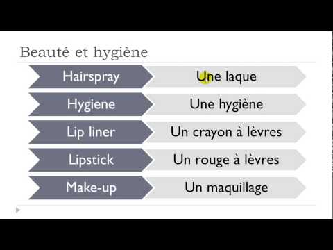 French lesson # Unit 7 = Lesson Q = Health and beauty