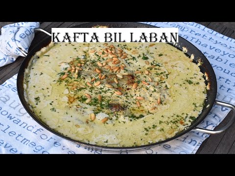 Kafta Bil Laban/ Kafta and Yogurt Tray/ Quick and Easy Dinner/ Hadia's Lebanese Cuisine