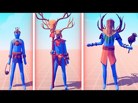 EVOLUTION OF WITCH DOCTOR - Totally Accurate Battle Simulator TABS