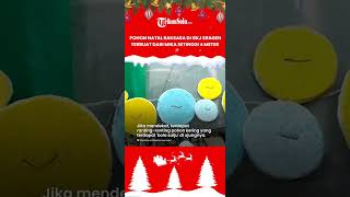 Pemandangan Unik di GKJ Sragen, Terdapat Pohon Natal Berukuran Raksasa Setinggi 4 Meter dari Mika