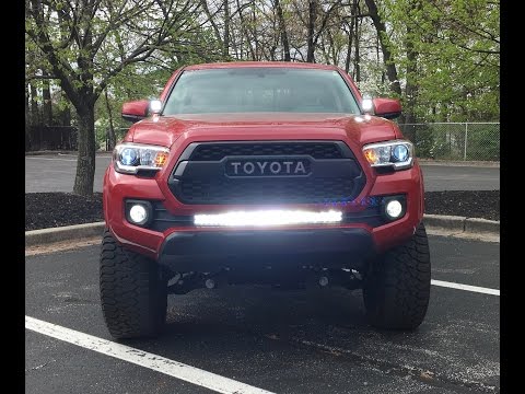CaliRaised LED cube light bracket install