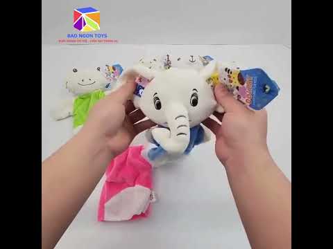 Rối tay vải hình thú dùng kể chuyện cho bé, đồ chơi tương tác cho trẻ mầm non, đồ chơi nhập vai - BAO NGON TOYS - DV11 