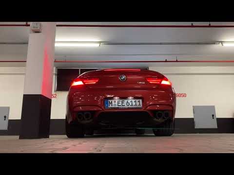 BMW M6 Akrapovic cold start