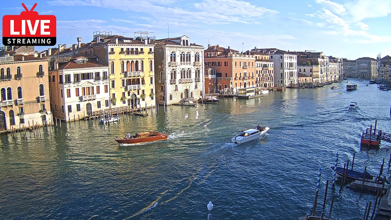 Live webcam view of Venice Grand Canal - Ca' Angeli Palace View