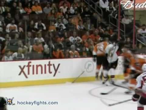 Jesse Winchester vs Jeff Carter Jan 20, 2011