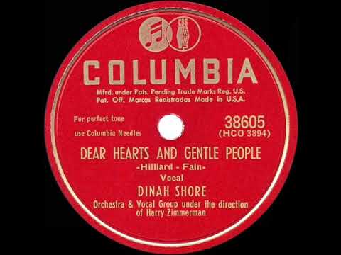 Dear Hearts and Gentle People - Dinah Shore