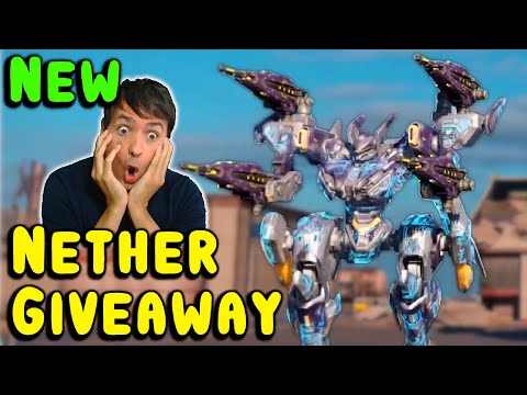 GIVEAWAY: New NETHER Robot Vs Free For All - War Robots Gameplay WR