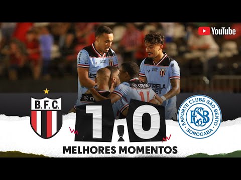 Gols e lances de Botafogo-SP x São Bento