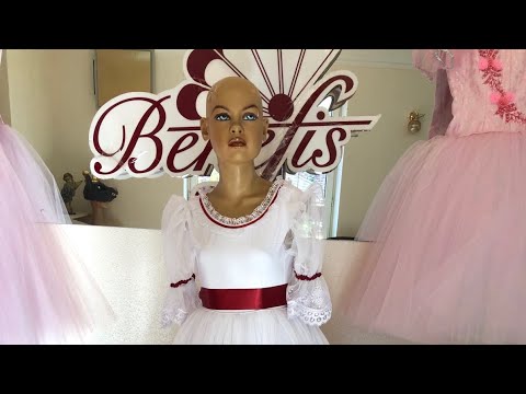 Сценический балетный костюм Мари Клара ЩЕЛКУНЧИК Рождественская елка P 0261C - video 2