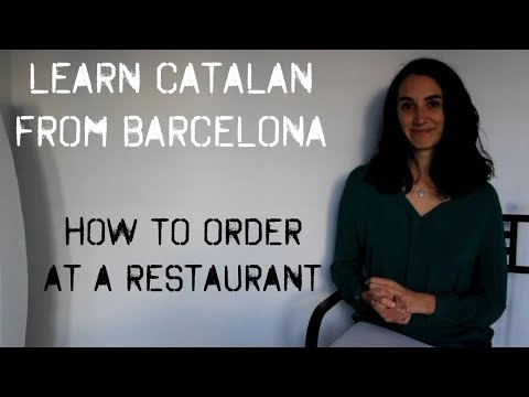 Learn Catalan: expressions to order at a restaurant