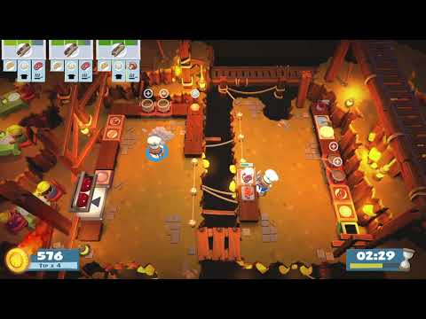 Overcooked 2 - Level 2-4 [4 stars solo]