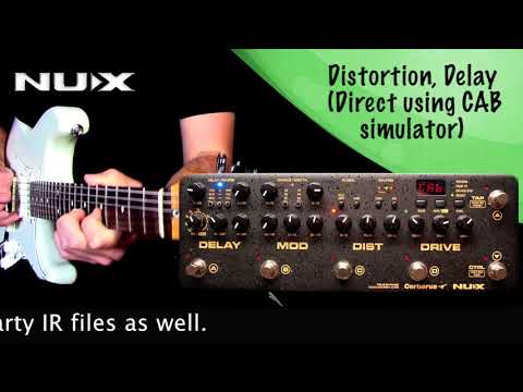Nux Cerberus Multi-Function Effect Pedal Gitar Prosesör - Video