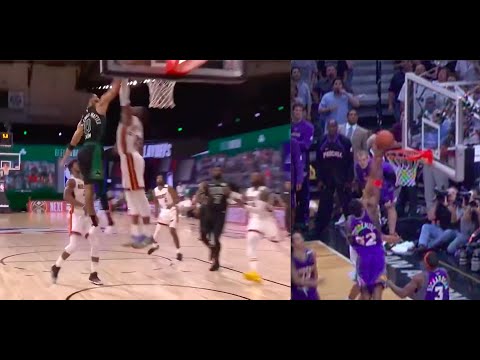 Bam Adebayo & Amar'e Stoudemire - Gamesaving Playoff Blocks