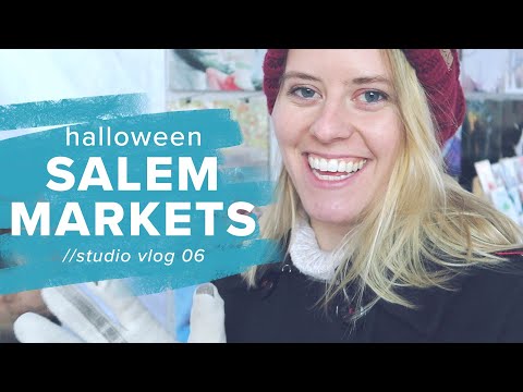 STUDIO VLOG 06 | Selling in Salem during Halloween
