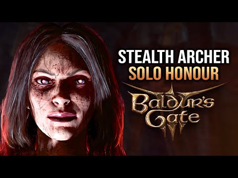 The STRONGEST Build in BG3: Solo Stealth Archer PRO Walkthrough Dark Urge Patch 7 NEW EVIL ENDING