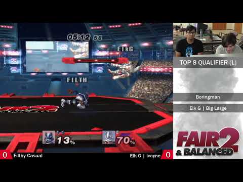 "Fair and Balanced 2" - Filthy Casual (Wolf) v. Elk G | Ivayne (Wolf) - Top 8 Loser Qualifier