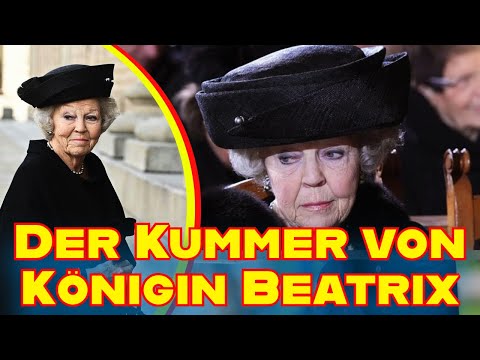 Der Kummer von Königin Beatrix ist wieder zum Vorschein gekommen.