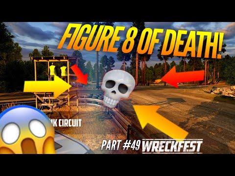EVERYONE WRECKS OUT!! FIGURE 8 CHAOS! WRECKFEST CAREER MODE PLAYTHROUGH PART #49 (XBOX ONE 1080P HD)