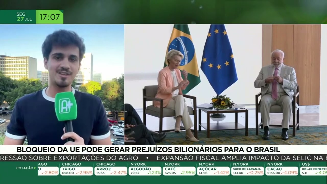 Bloqueio da UE pode gerar prejuízos bilionários para o Brasil
