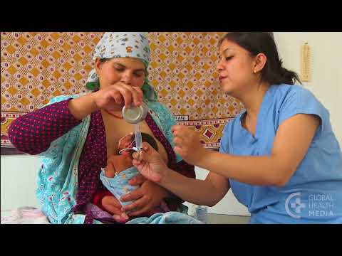 Expressing the First Milk (German) - Small Baby Series