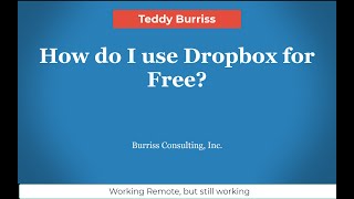 How can I create and use a Free Dropbox Account?