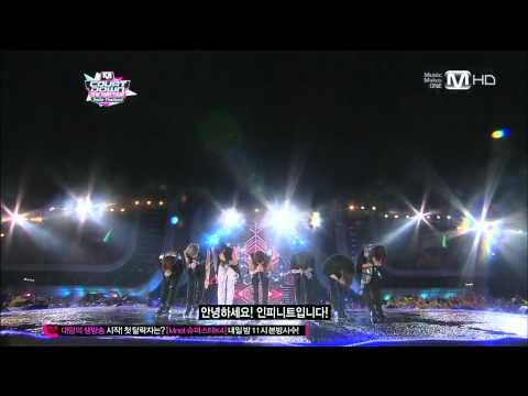 121011 MCD Smile Thailand INFINITE Be mine + The Chaser