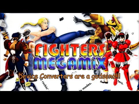 TheDarkAce Plays: Fighters Megamix (Saturn) | Device Converters are a godsend!!!