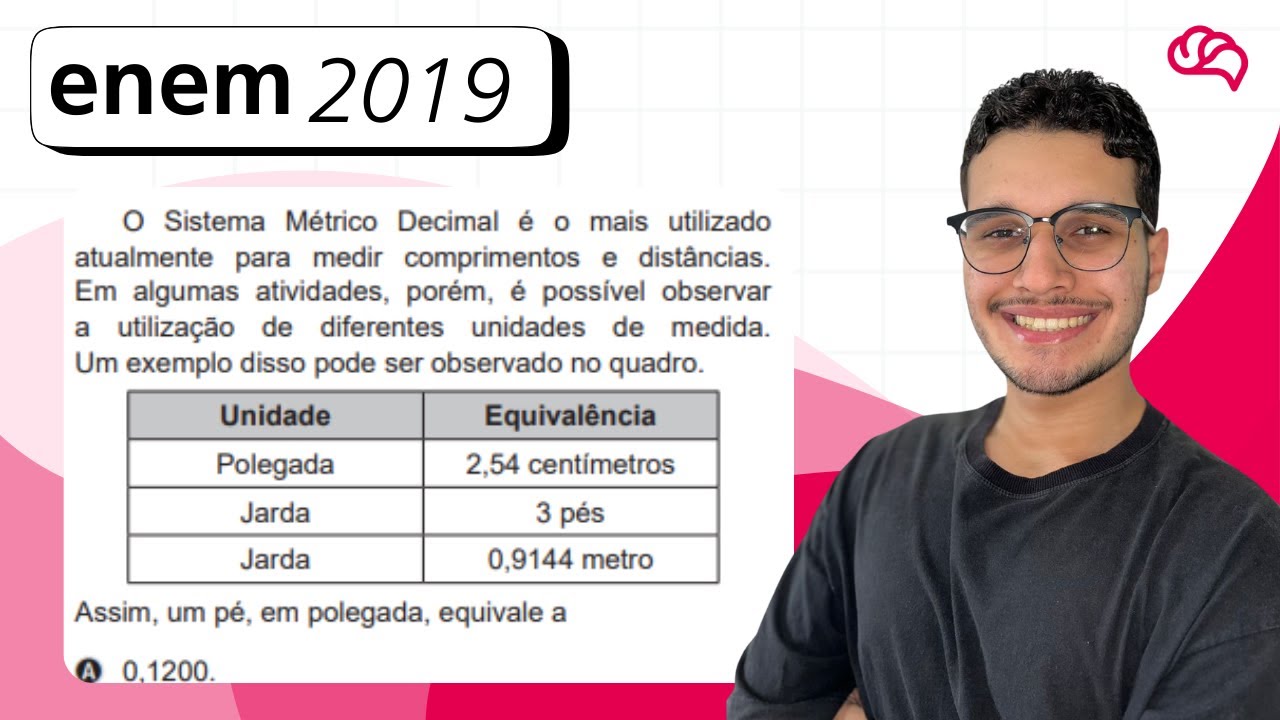 Resolução em Vídeo — Questão 162 ENEM 2019