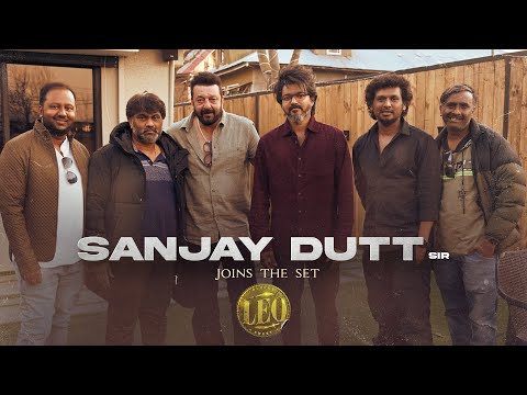 #SanjayDutt sir joins #LEO set | Thalapathy Vijay | Lokesh Kanagaraj | LEO