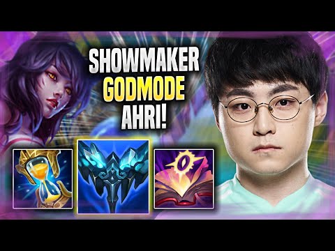 SHOWMAKER LITERALLY GOD MODE WITH AHRI! - DK ShowMaker Plays Ahri MID vs Ryze! | Season 2022