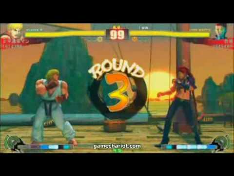 SF4 112808 - 2R Tsuujou Man(Ken) vs. Gasshuku(Viper)
