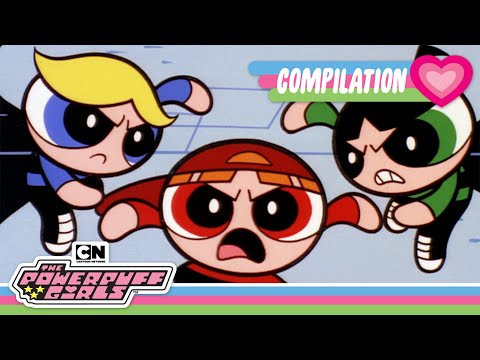 The Rowdiest Boys are Back: Ultimate Powerpuff V Rowdyruff compilation! 😱💥| Cartoon Network