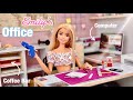 Emily S NEW Office Craft Room Making A Barbie Doll Room Computer Printer Coffee Bar More