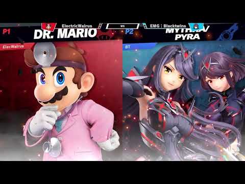 ElectricWalrus (Dr. Mario, Pokemon Trainer) vs EMG | Blacktwins13 (Mythra) Weekly Labyrinth WS