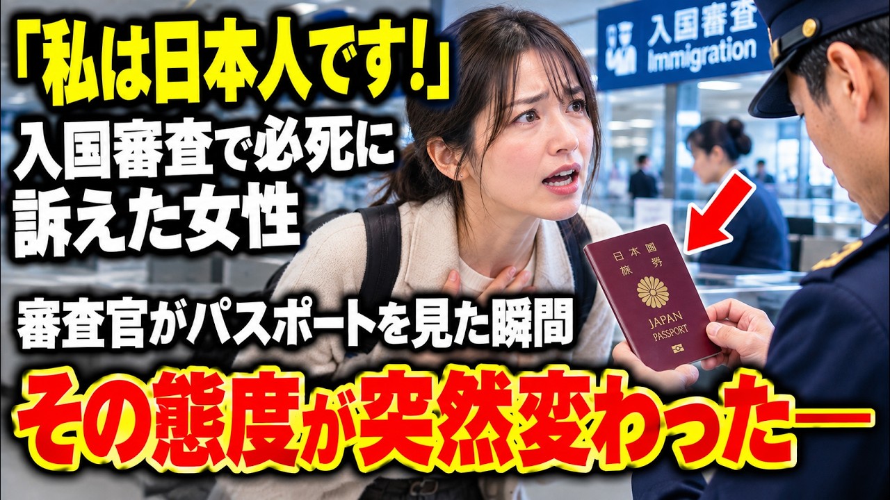 「私は日本人よ！」米国の入国審査で女性が訴えた瞬間――審査官がパスポートを見直し、突然態度を変えた理由とは…