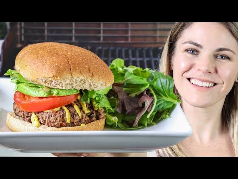 The Only Grilled 50/50 Beef & Veggie Burger