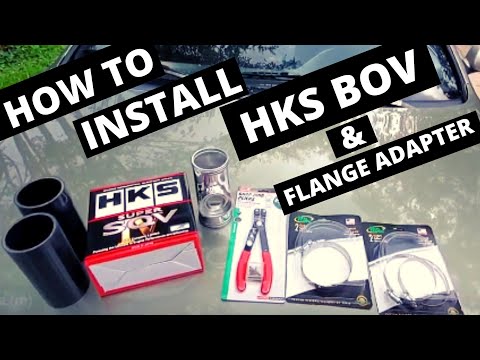 How to install HKS BOV + Flange Adapter Pipe