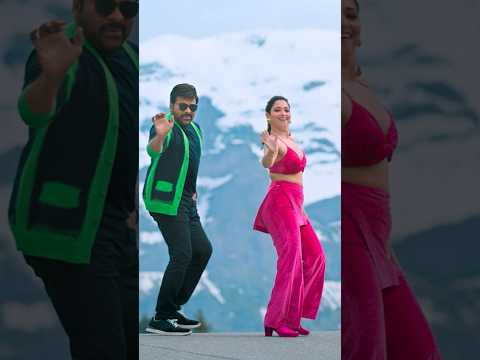 Milky Beauty Song Promo 💕 #bholaashankar #chiranjeevi #tamannaah