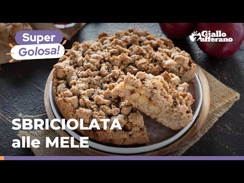 SBRICIOLATA di MELE, con PASTA FROLLA INTEGRALE! 😍🍎🥧