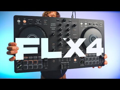 Pioneer DJ DDJ-FLX4 2-deck Rekordbox and Serato DJ Pioneer DJ DDJ-FLX4 2-deck Rekordbox and Serato DJ