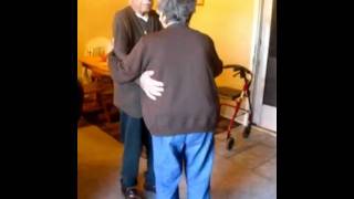 Grandma rosie and grandpa joe dancing